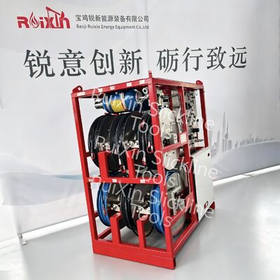 Slickline PCE 유압 제어 그리스 주입 펌프 시스템 5000PSI ~15000PSI API 유선 장비