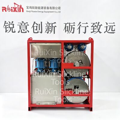 Slickline PCE 유압 제어 그리스 주입 펌프 시스템 5000PSI ~15000PSI API 유선 장비